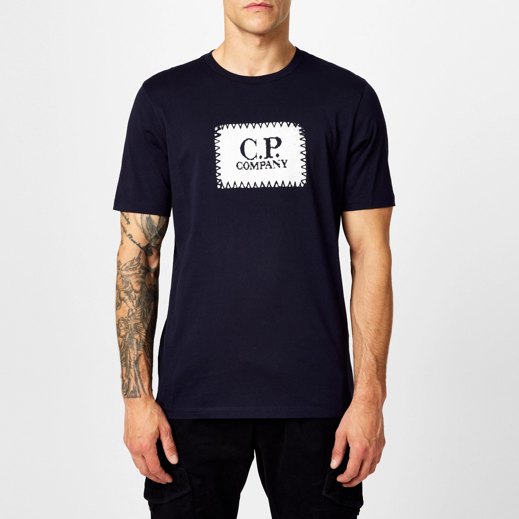 CP Company Block Logo T Shirt - Black 999
